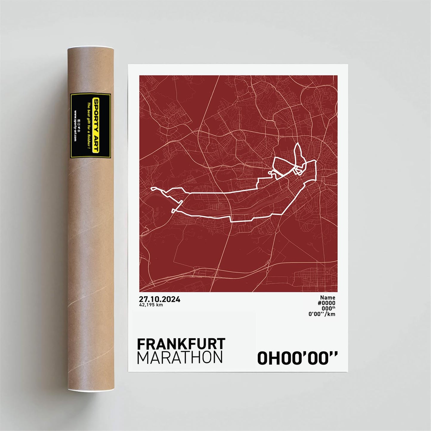 Frankfurt Marathon Art Print