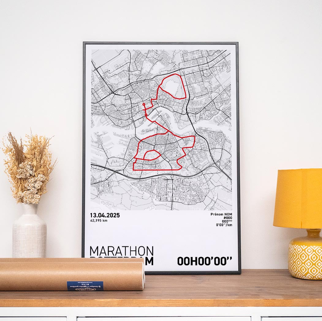 Rotterdam Marathon Art Print