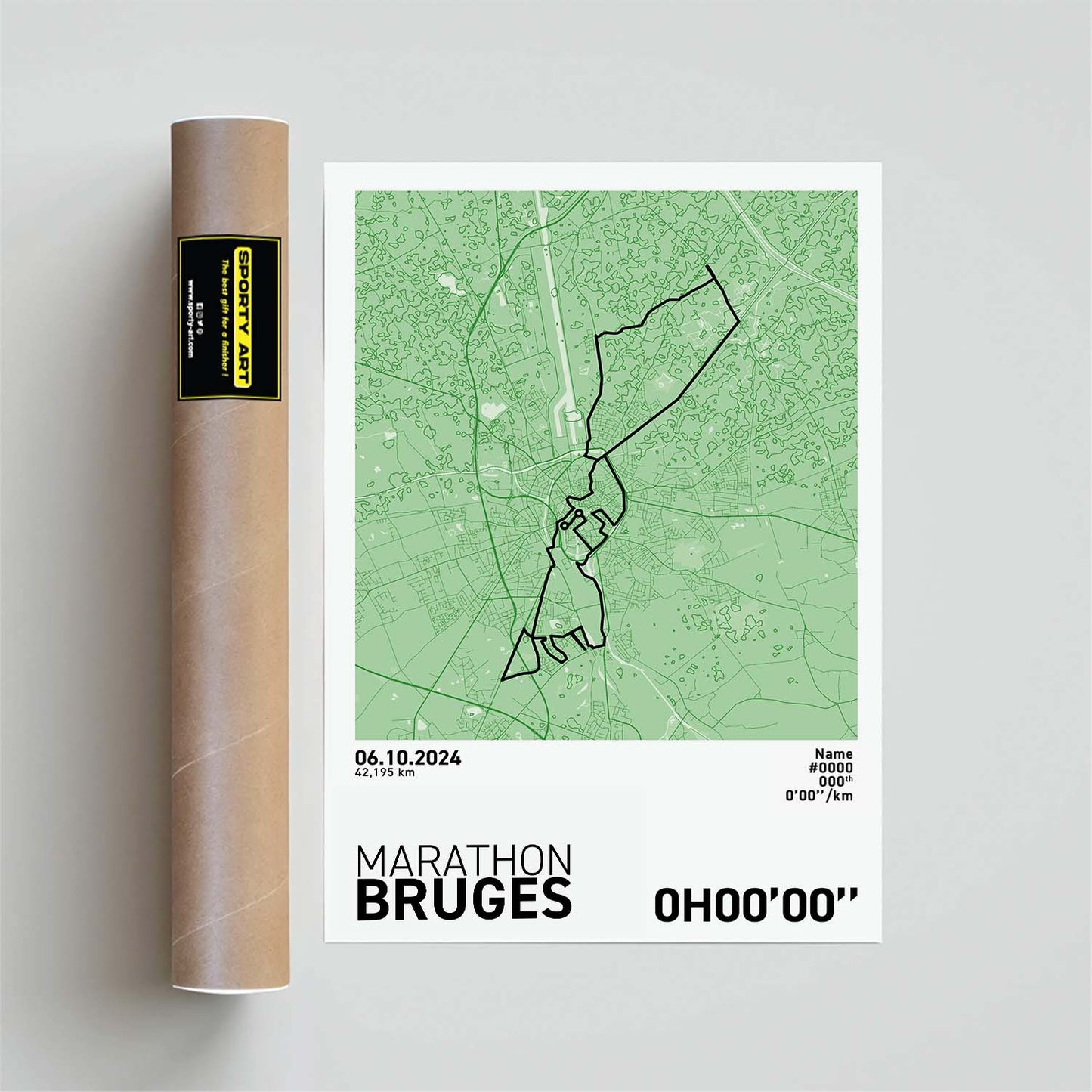 Bruges Marathon Art Print