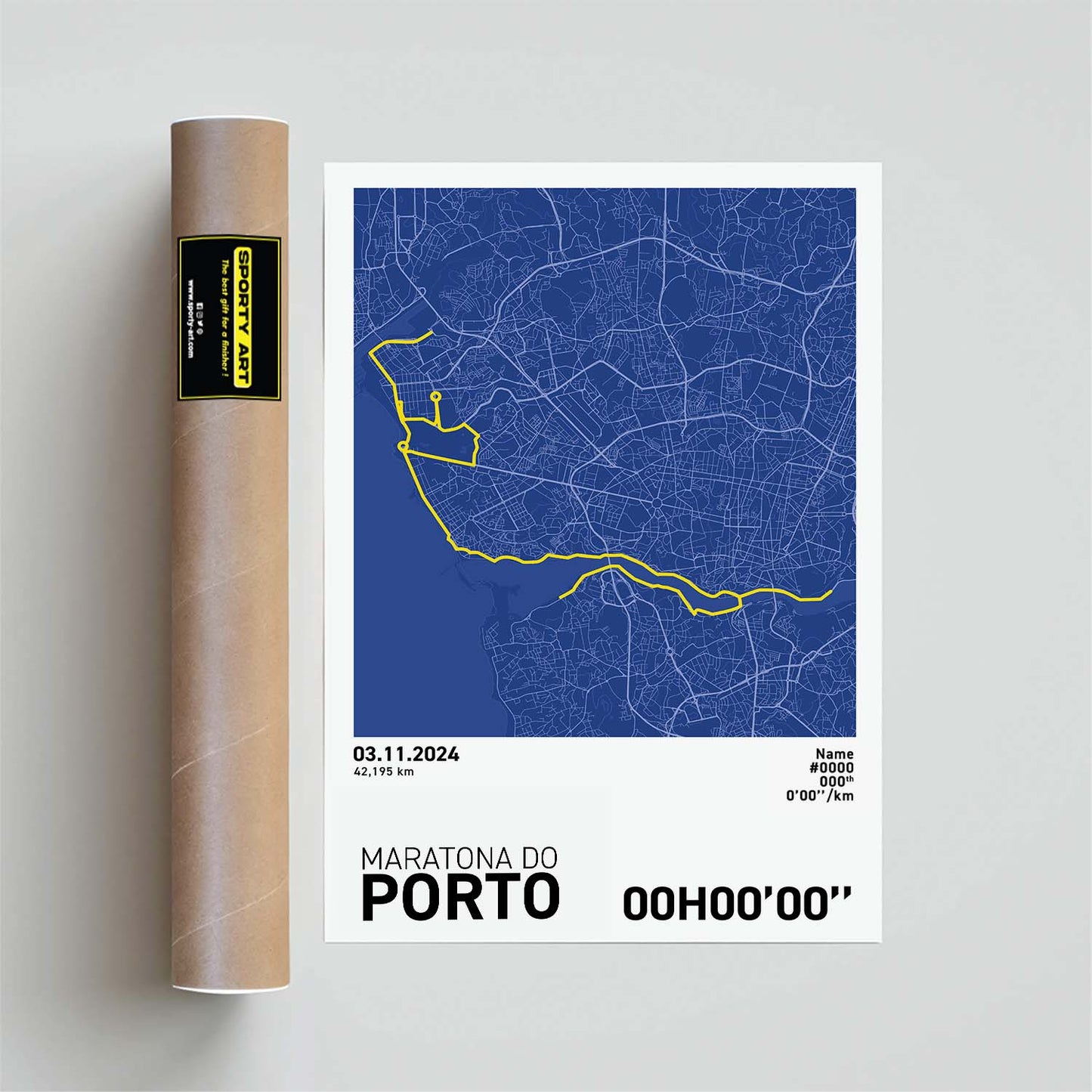 Porto Marathon Art Print