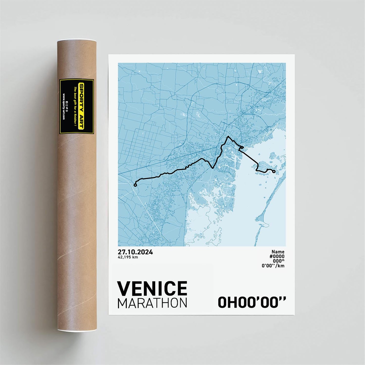 Venice Marathon Art Print