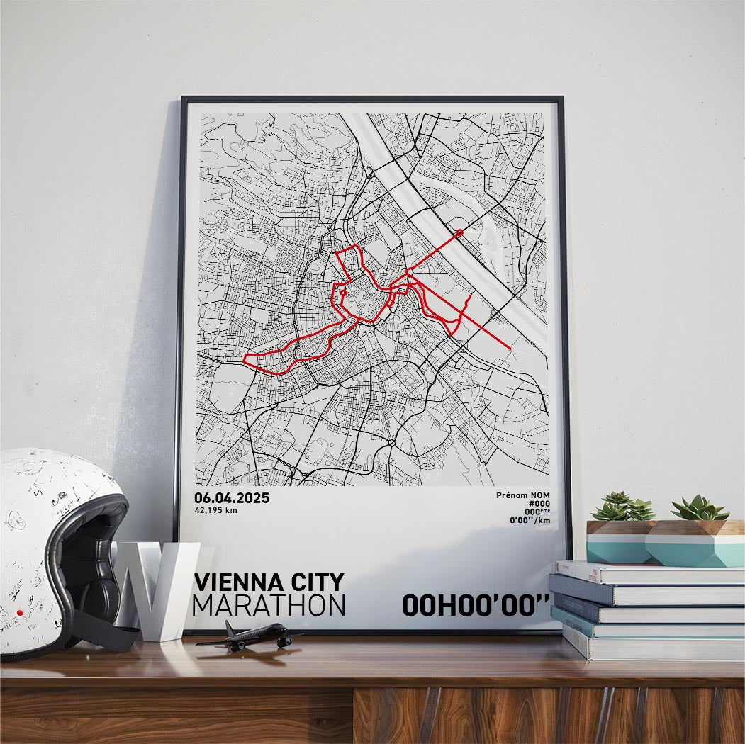 Vienna Marathon Art Print