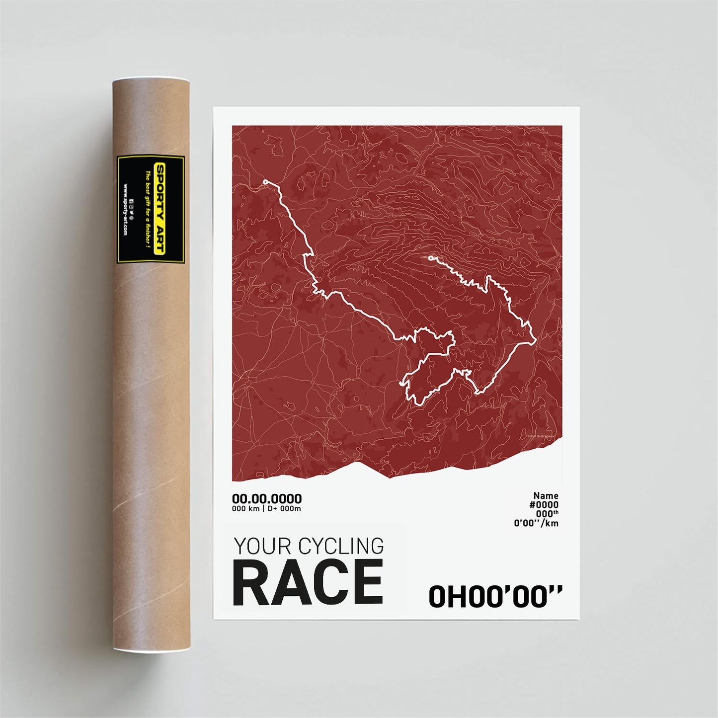 Custom Cycling Art Print