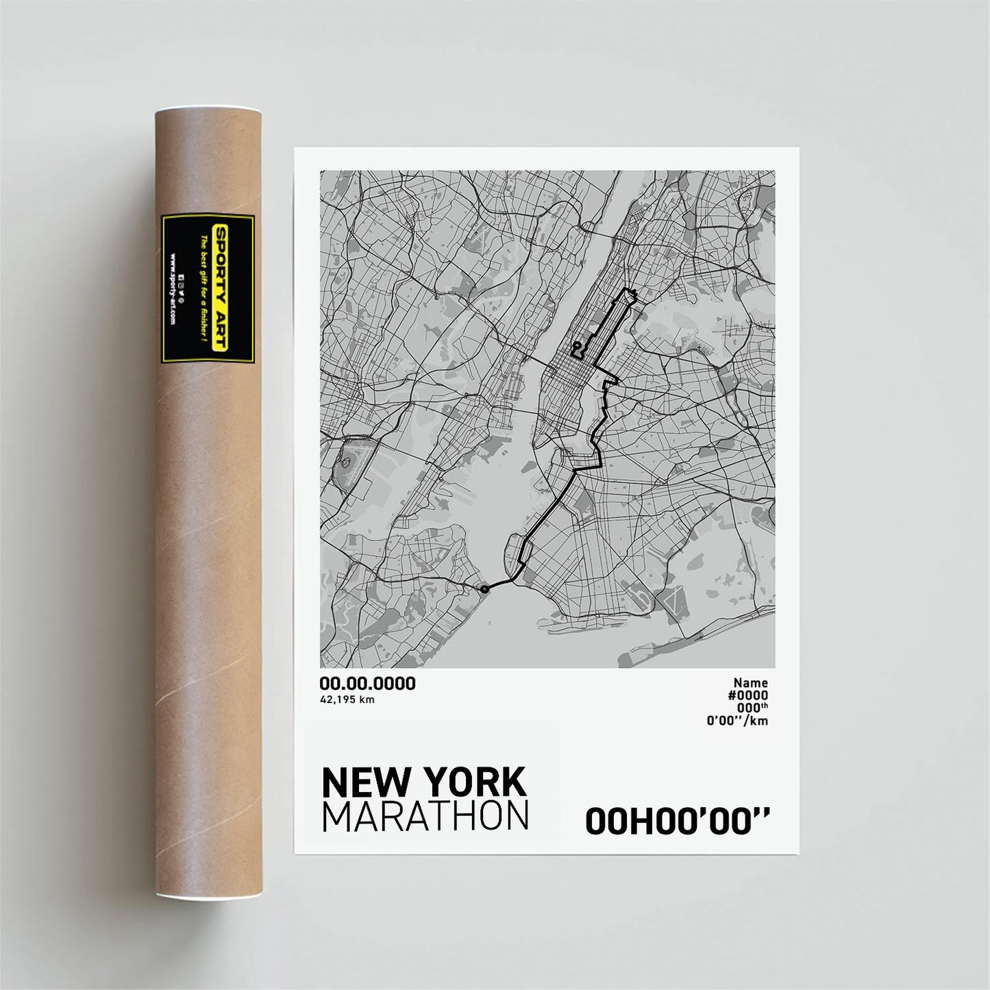 New York Marathon Art Print