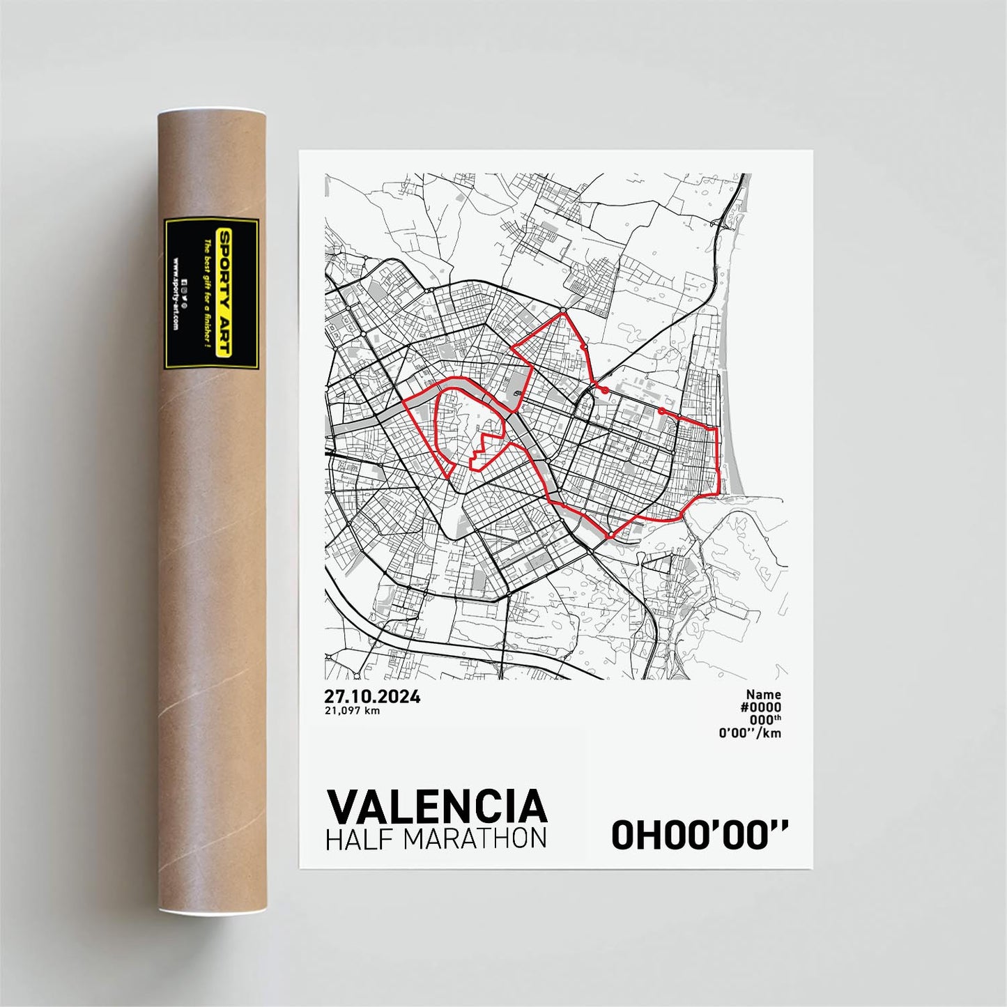 Valencia-Halbmarathon-Druck