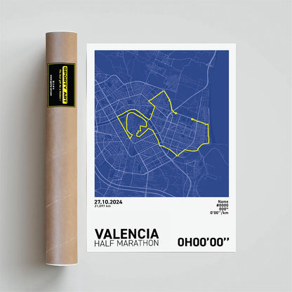 Valencia-Halbmarathon-Druck