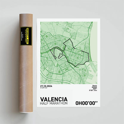 Valencia-Halbmarathon-Druck