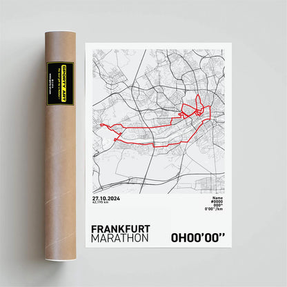 Maratón de Francfort Póster