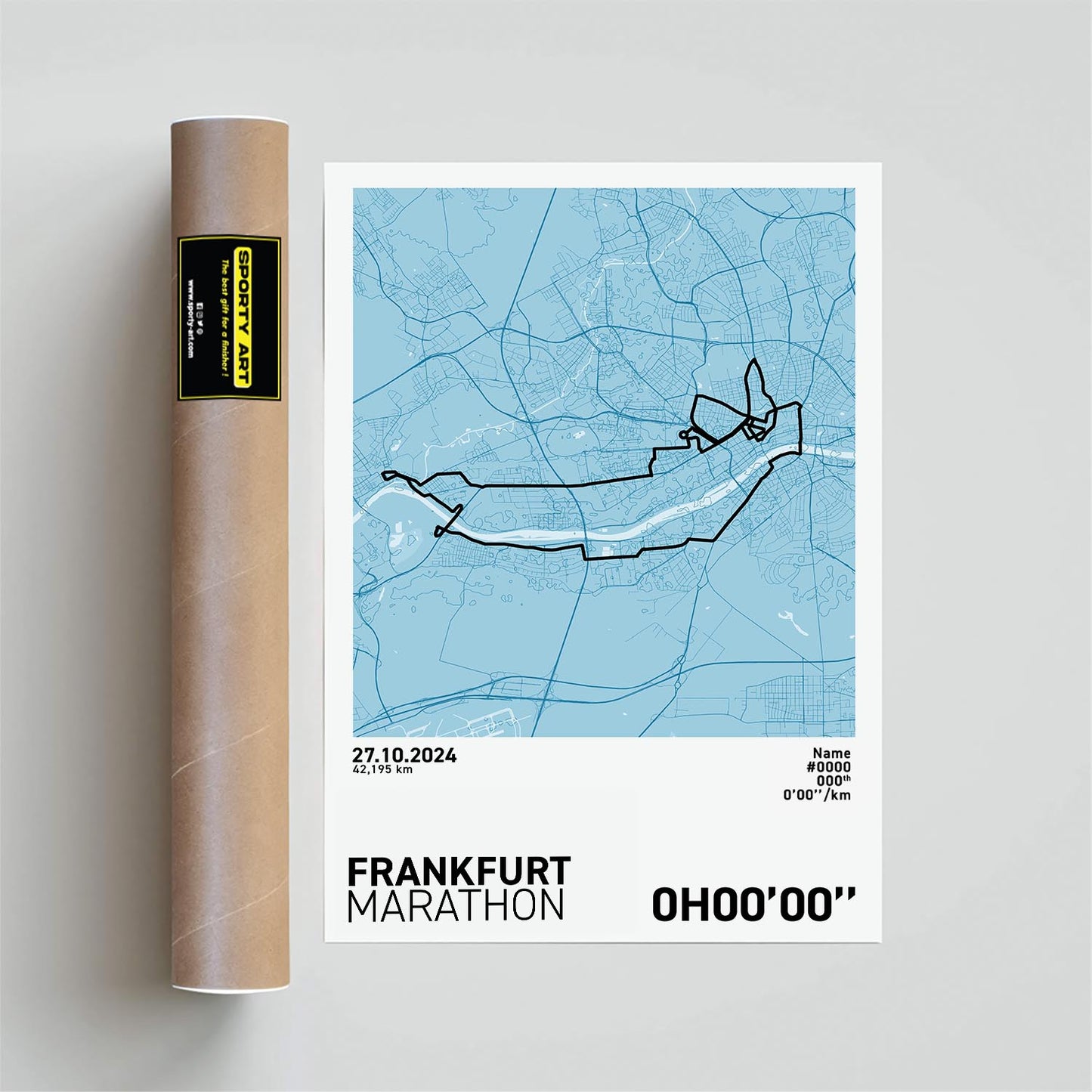 Maratón de Francfort Póster