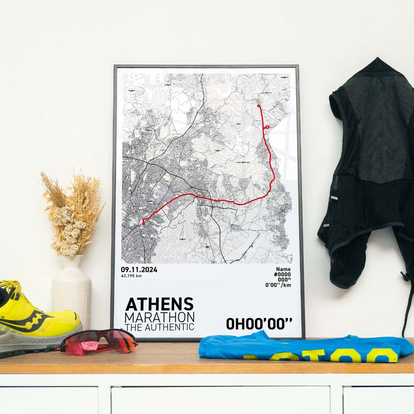 Athens Marathon Art Print