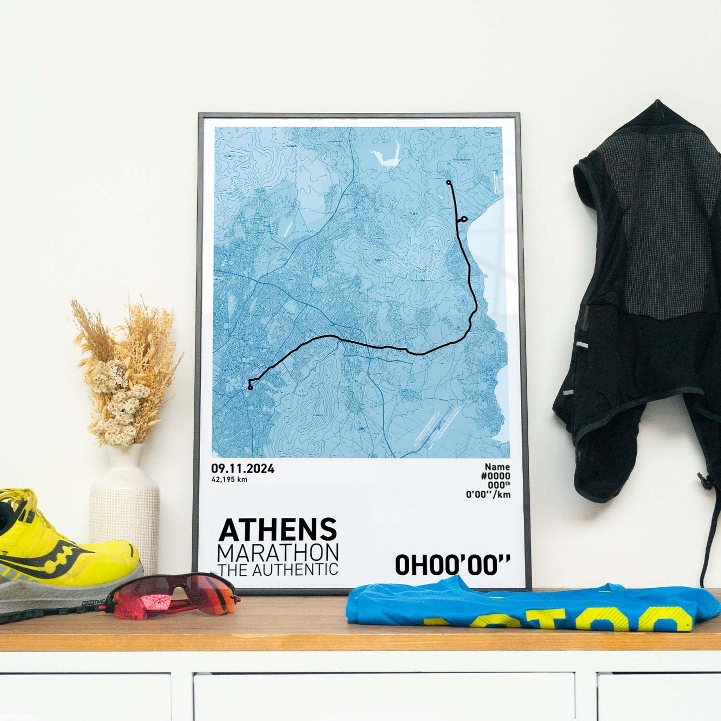 Athens Marathon Art Print