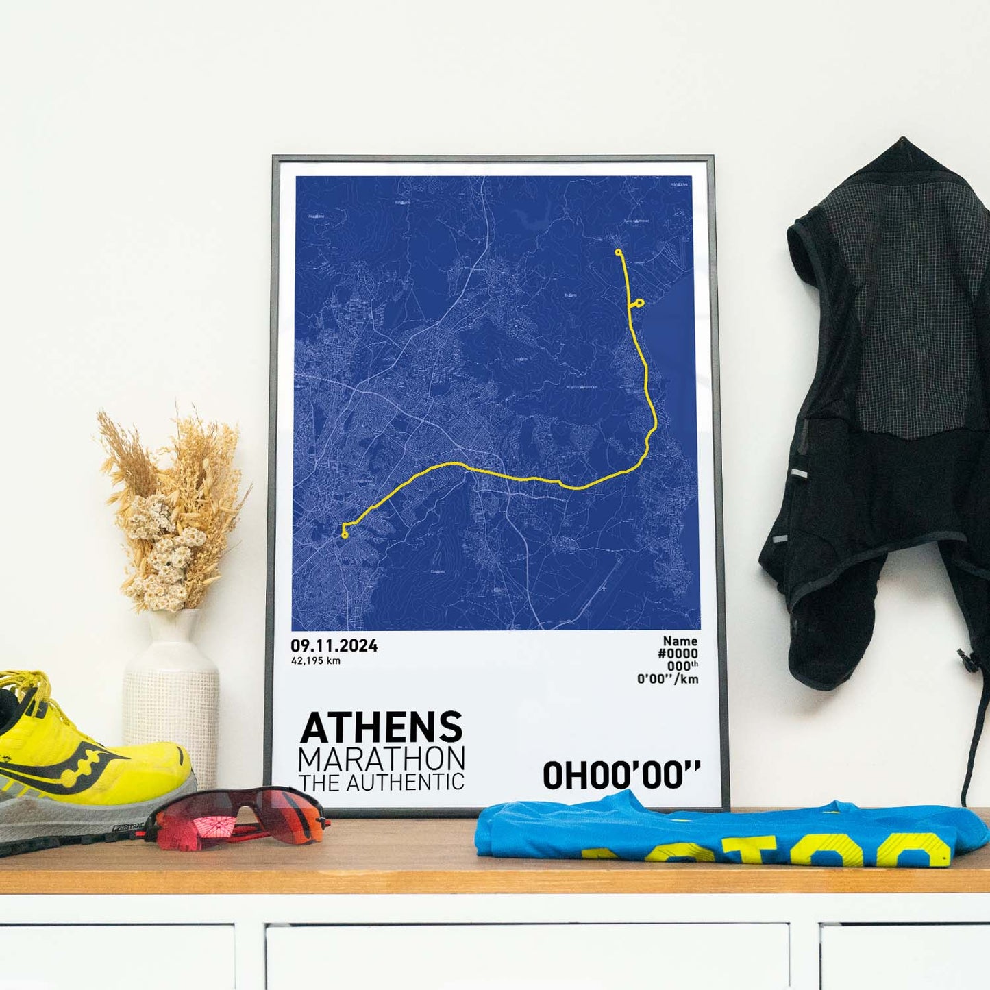 Athens Marathon Art Print