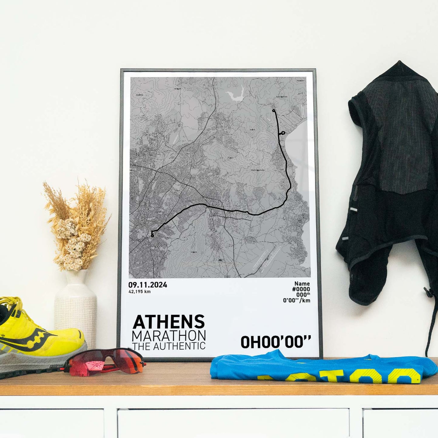 Athens Marathon Art Print