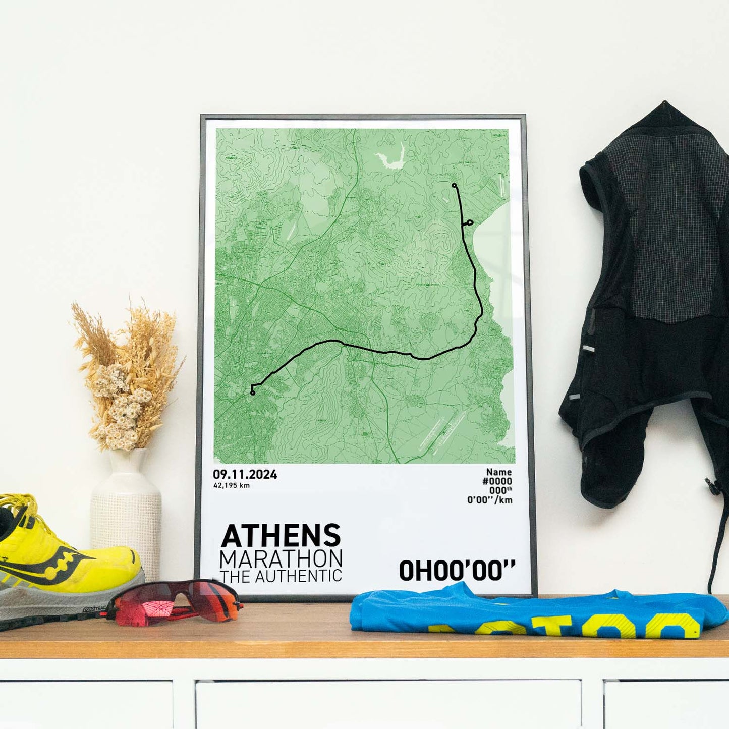 Athens Marathon Art Print