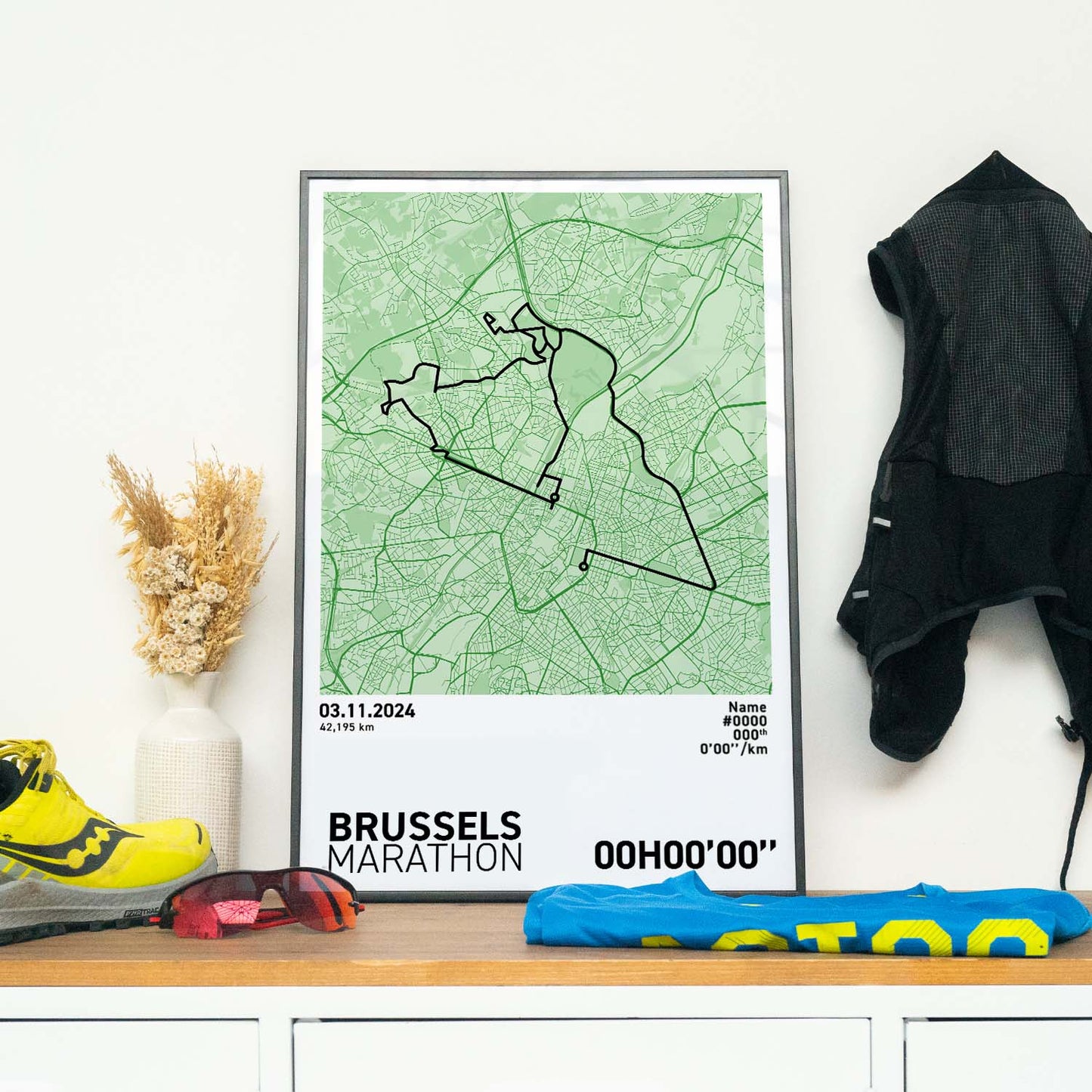 Brüssel-Marathon-Druck