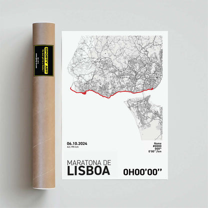 Lissabon-Marathon-Druck