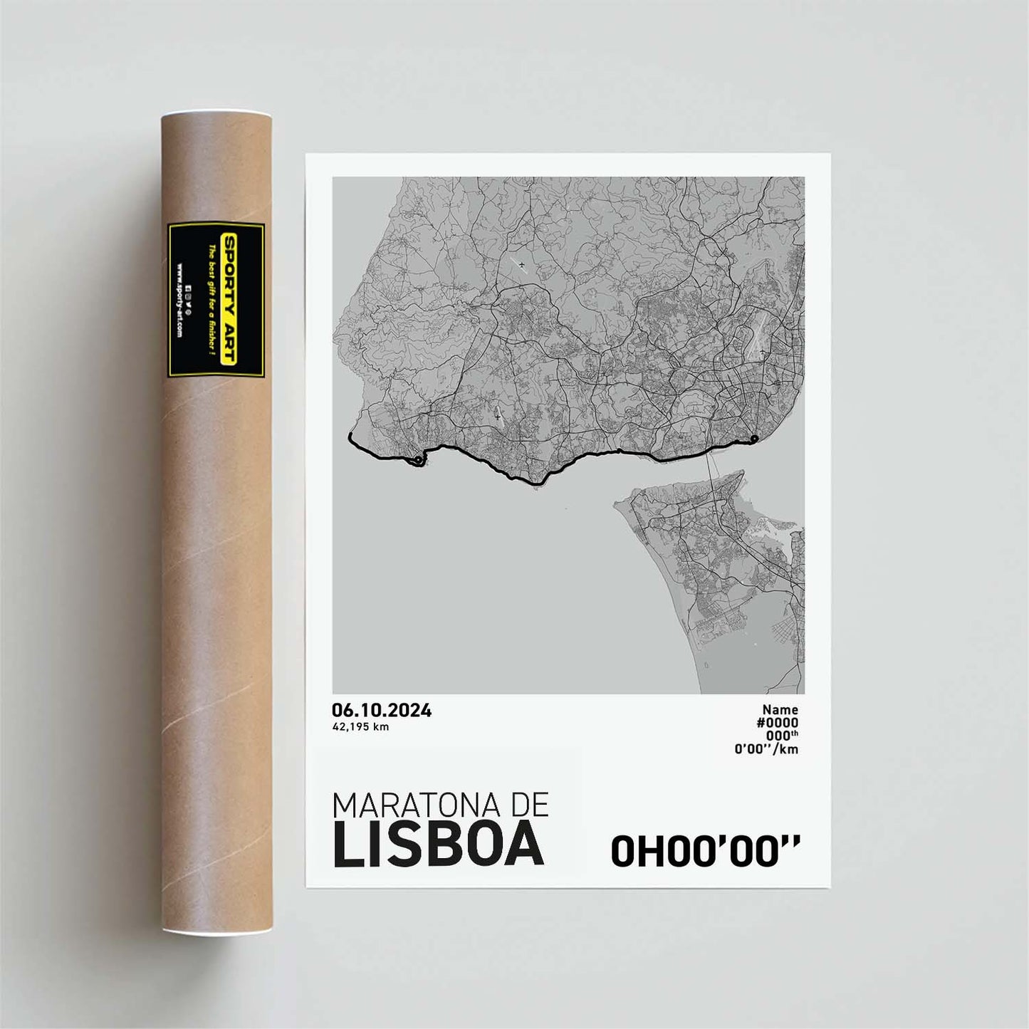 Lissabon-Marathon-Druck