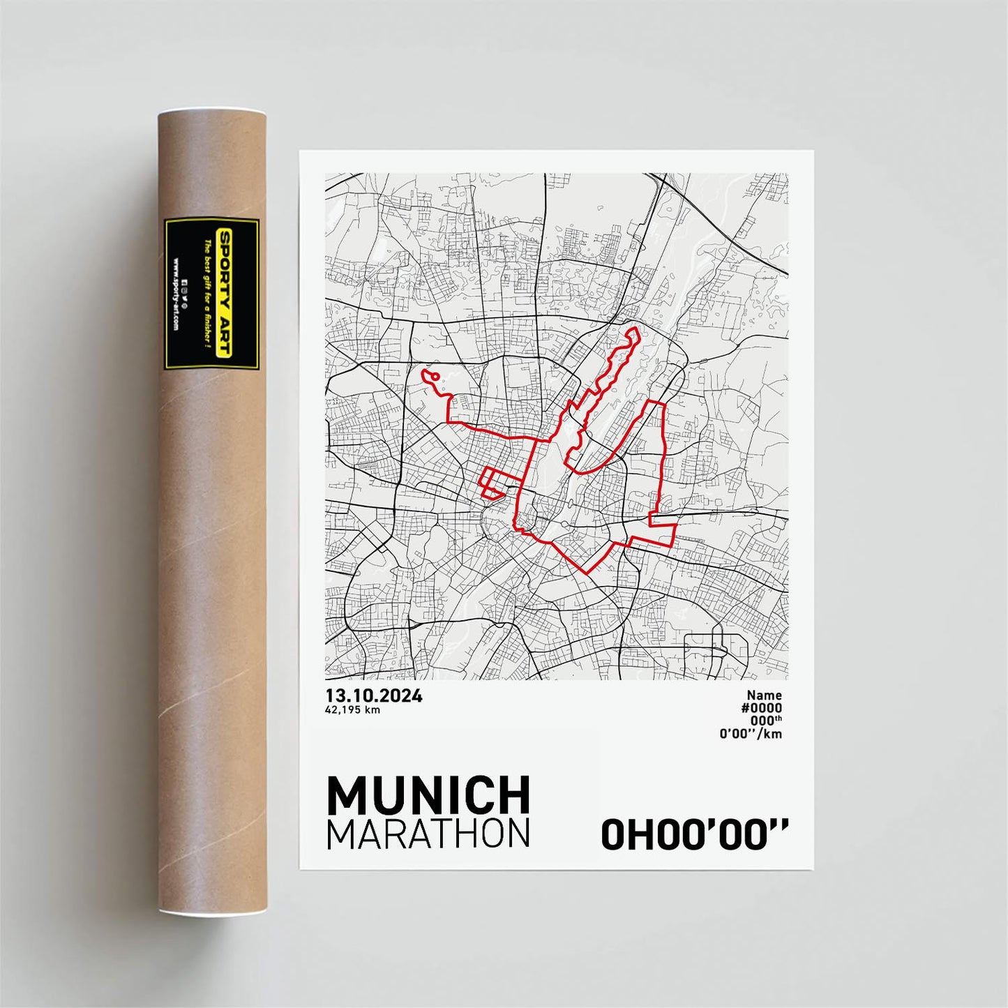 München-Marathon-Druck