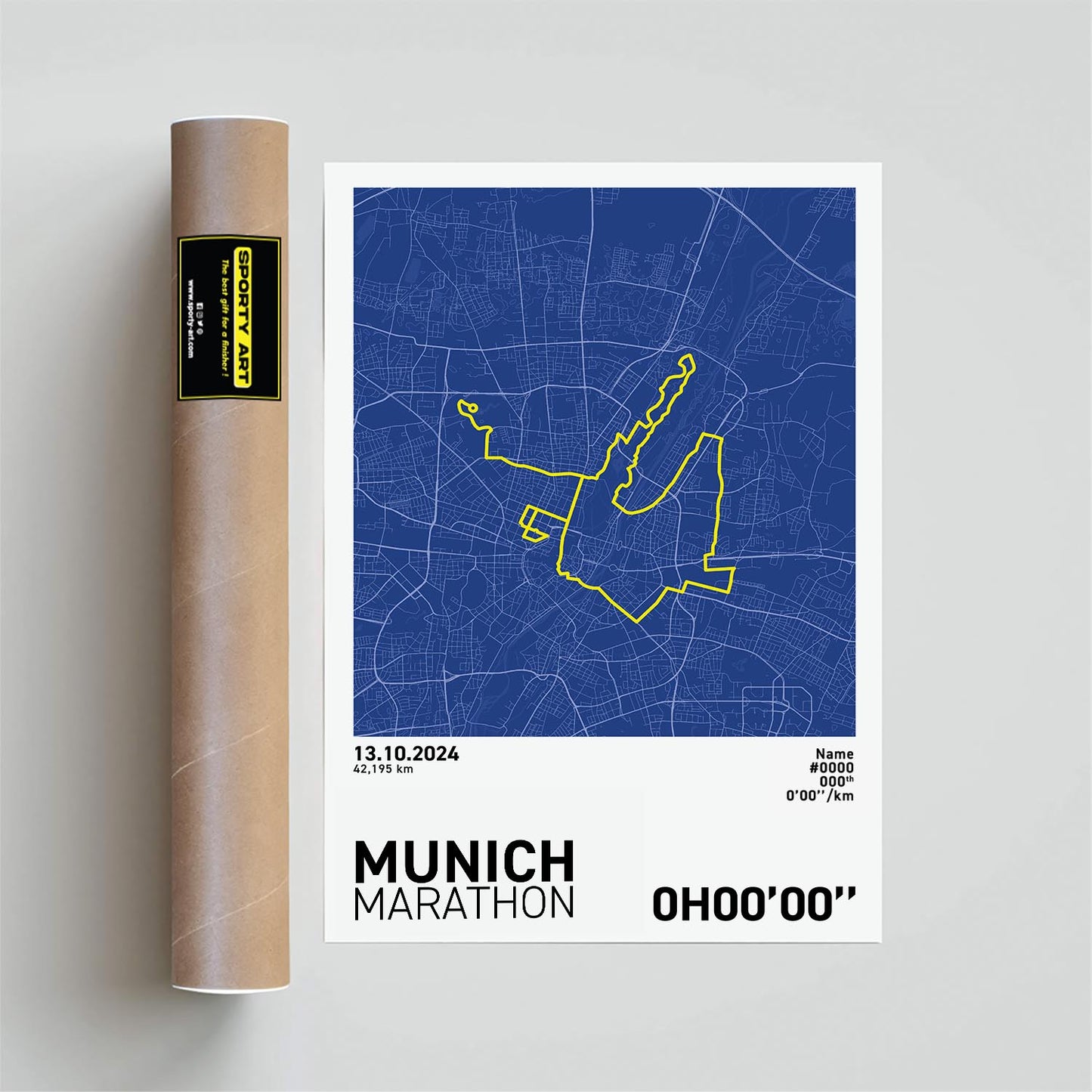 München-Marathon-Druck