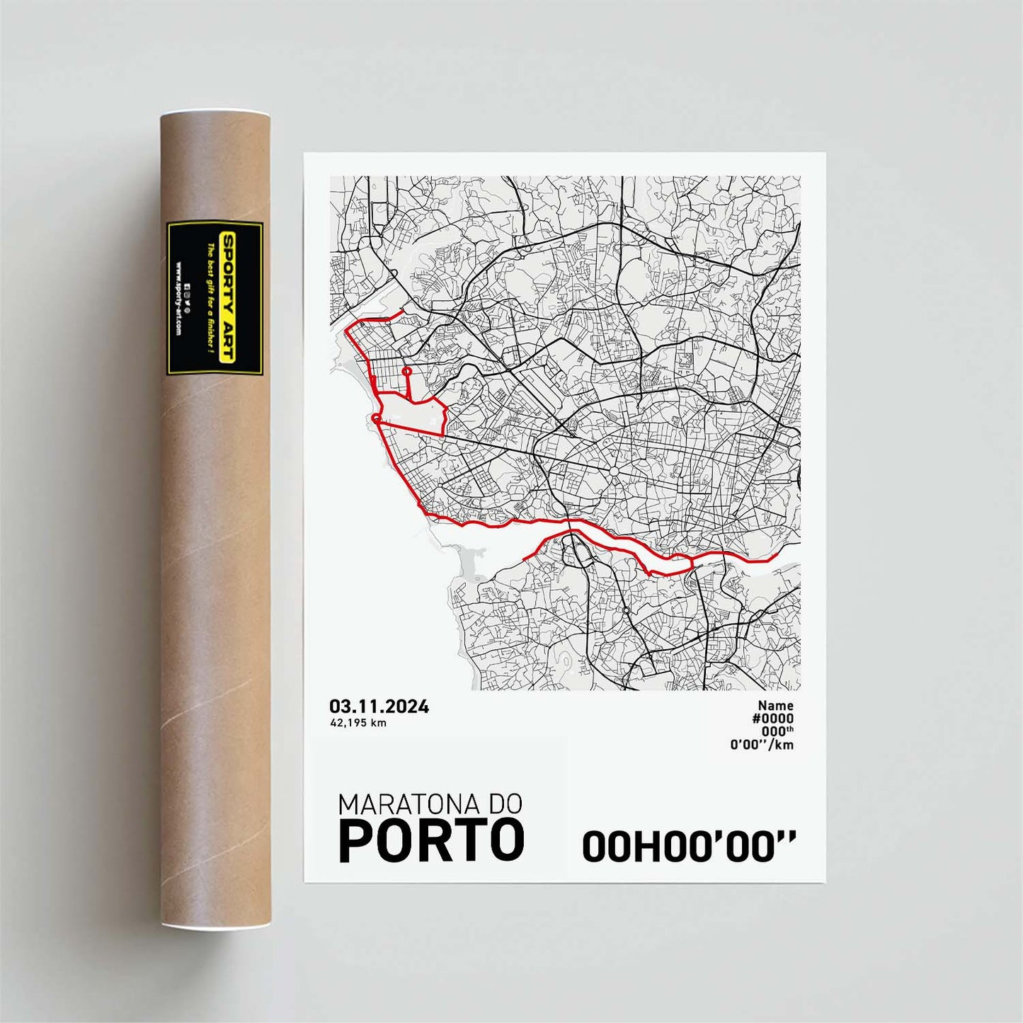 Porto-Marathon-Druck