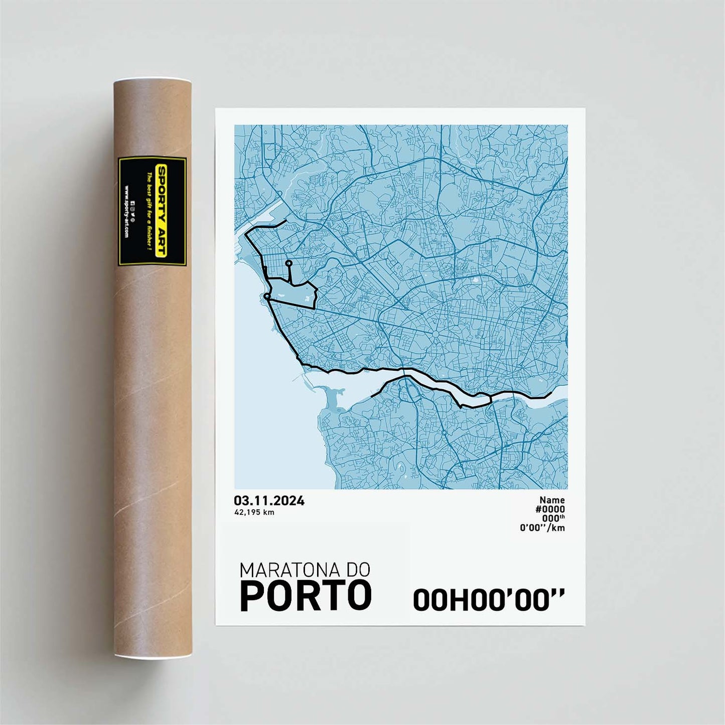 Porto-Marathon-Druck