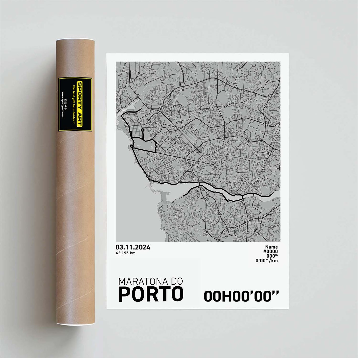 Porto-Marathon-Druck
