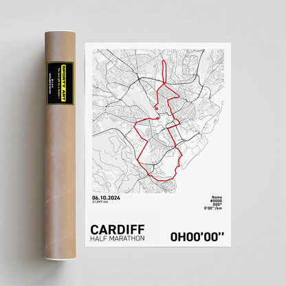 Cardiff-Halbmarathon-Druck