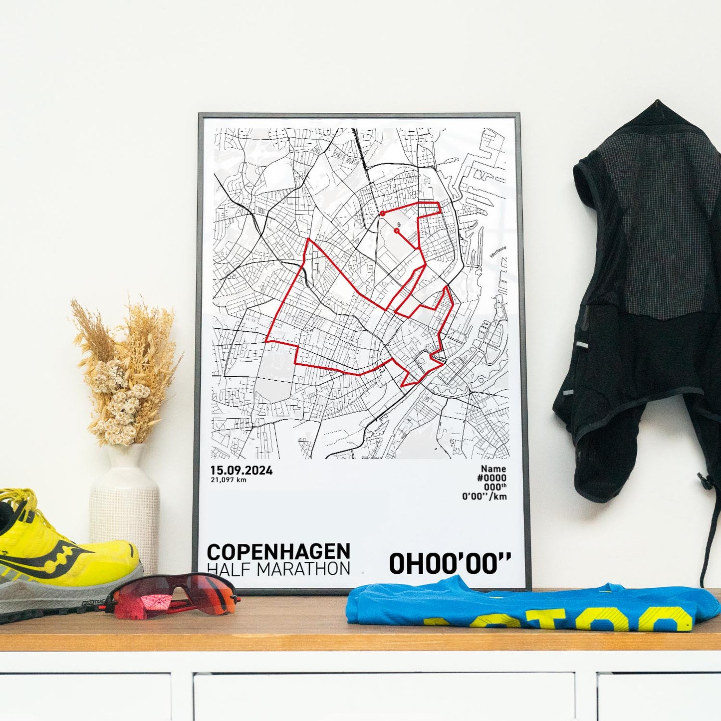Copenhagen Half Marathon Art Print