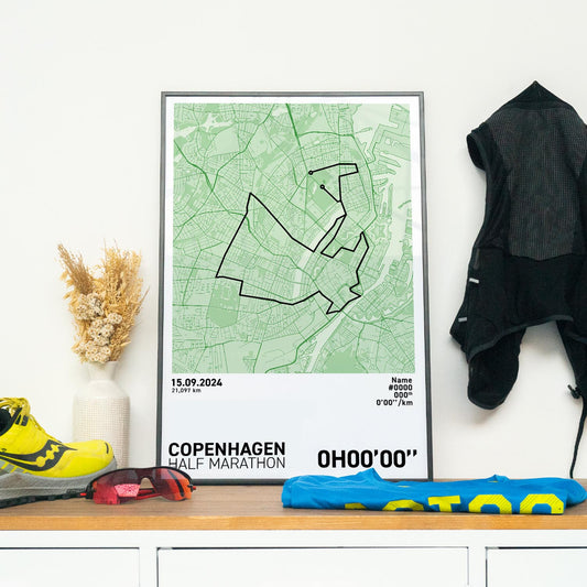 Copenhagen Half Marathon Art Print