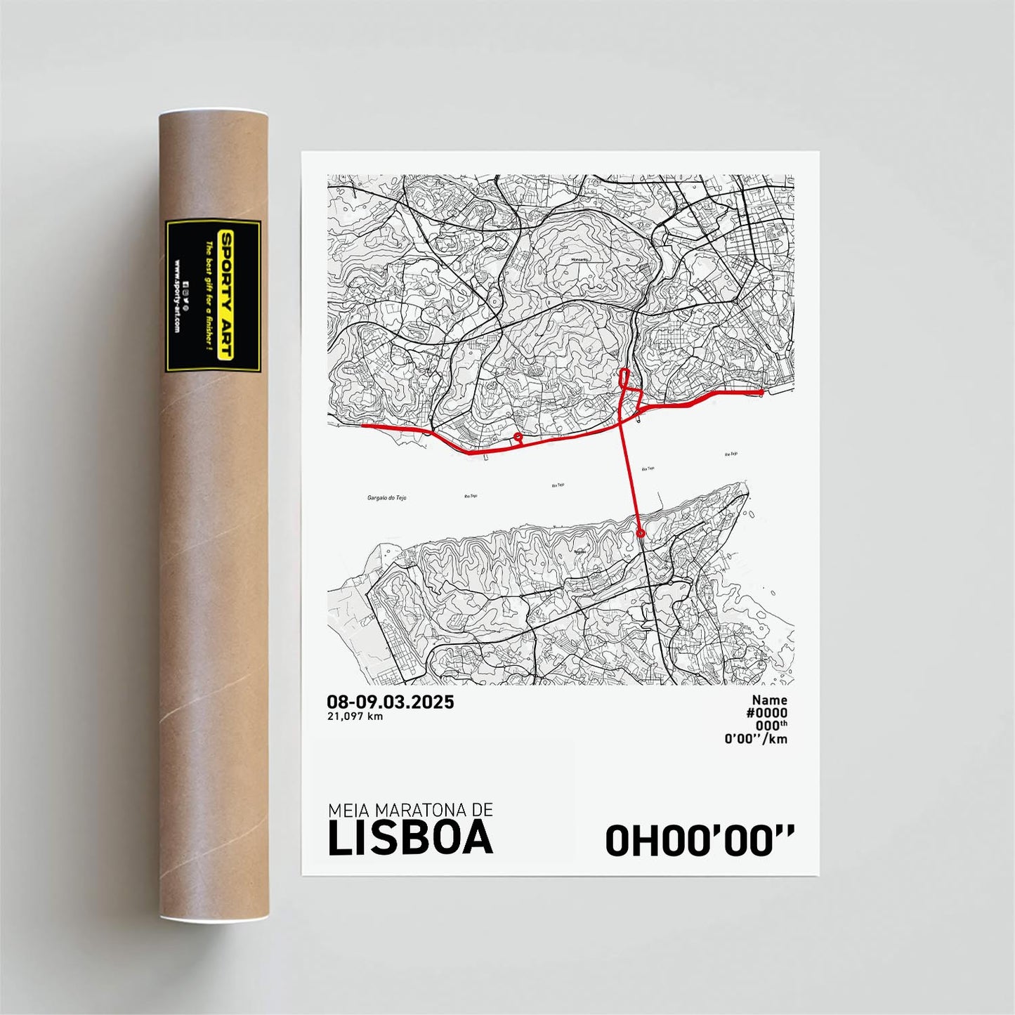 Lissabon-Halbmarathon-Druck