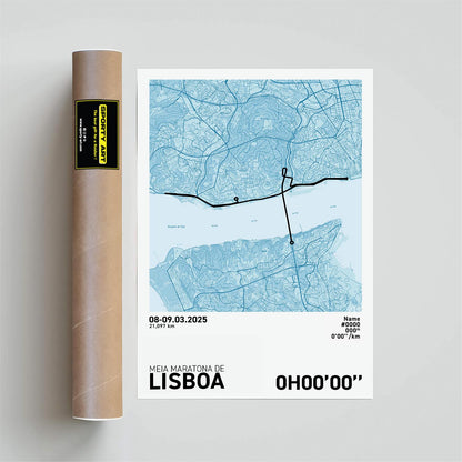 Lissabon-Halbmarathon-Druck