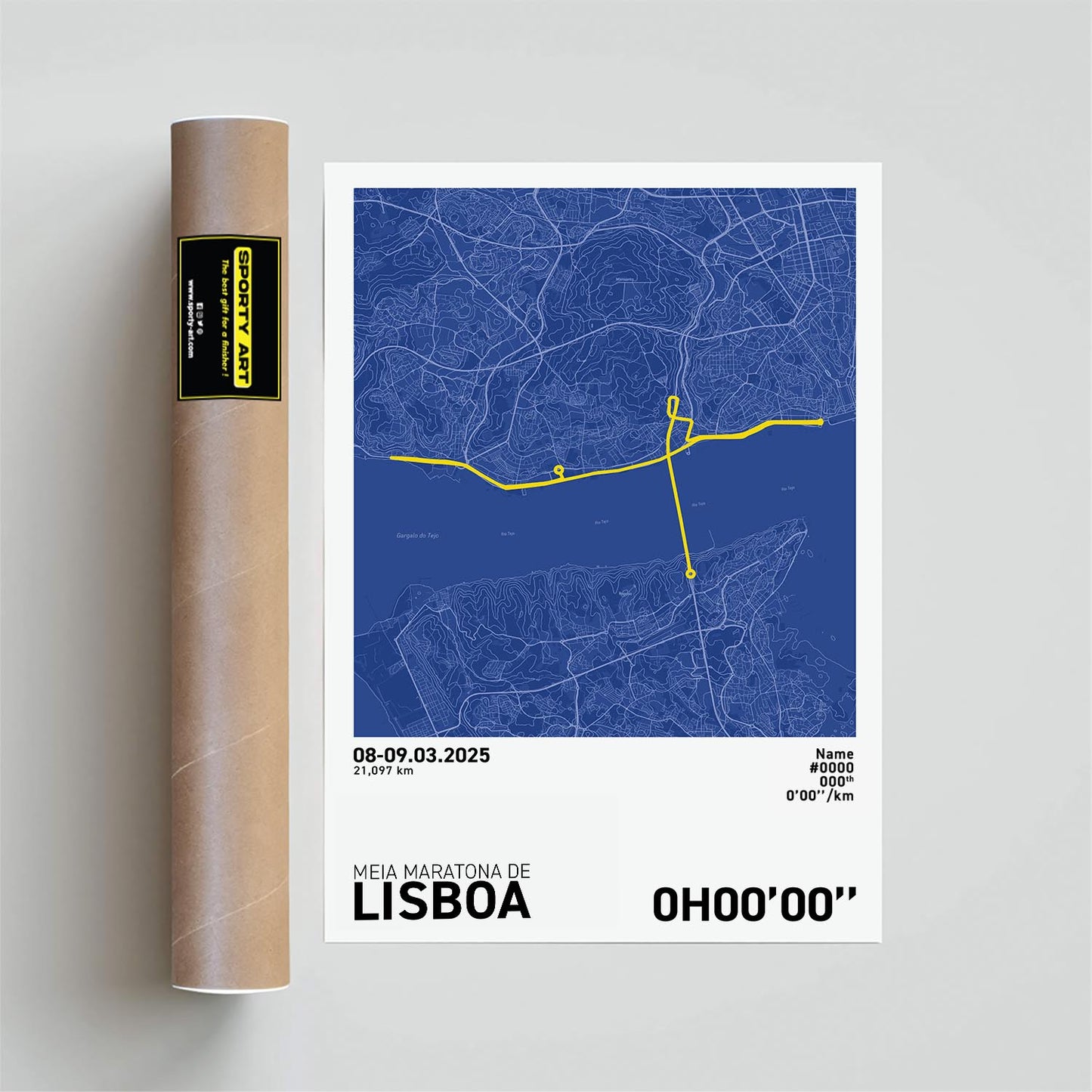 Lissabon-Halbmarathon-Druck