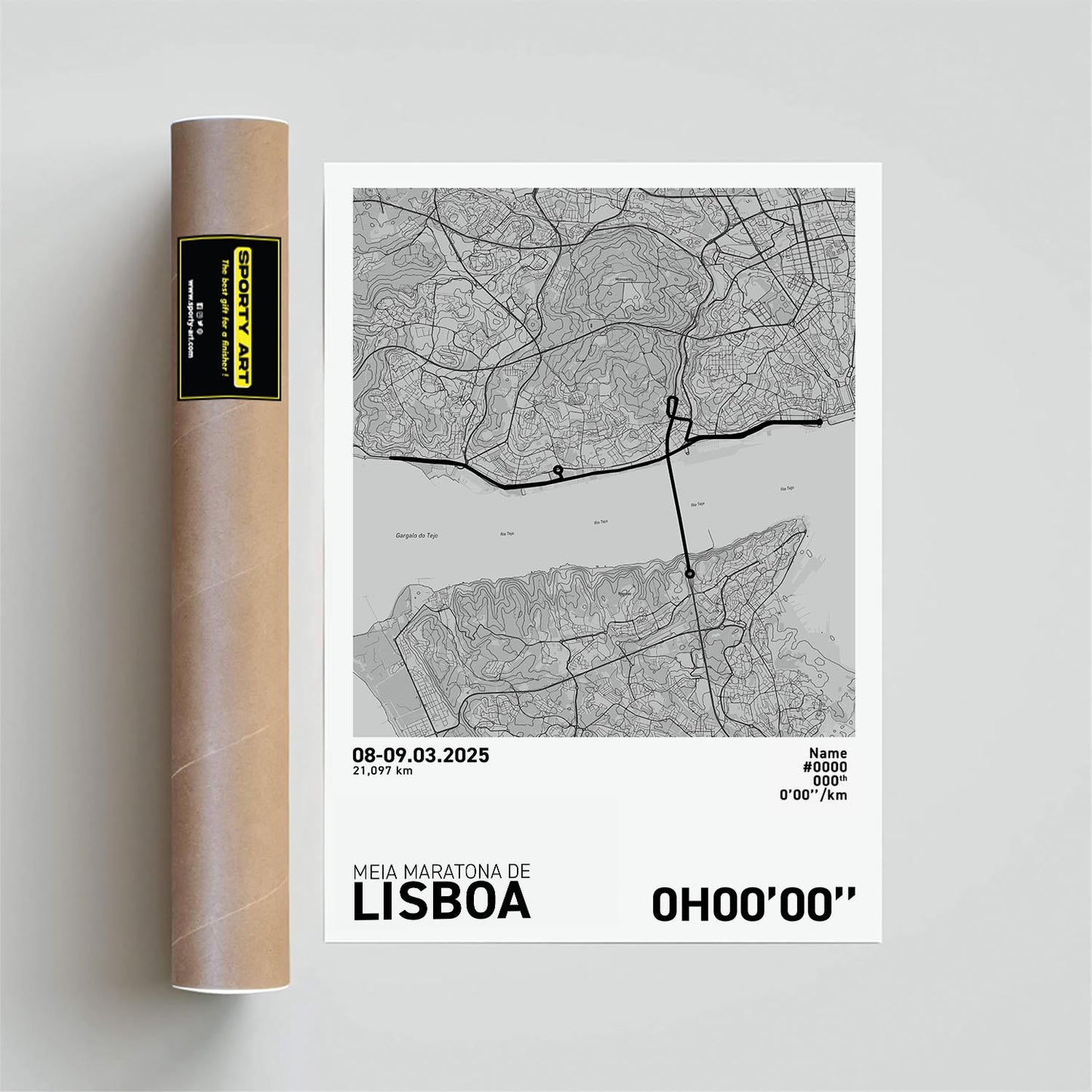 Lissabon-Halbmarathon-Druck