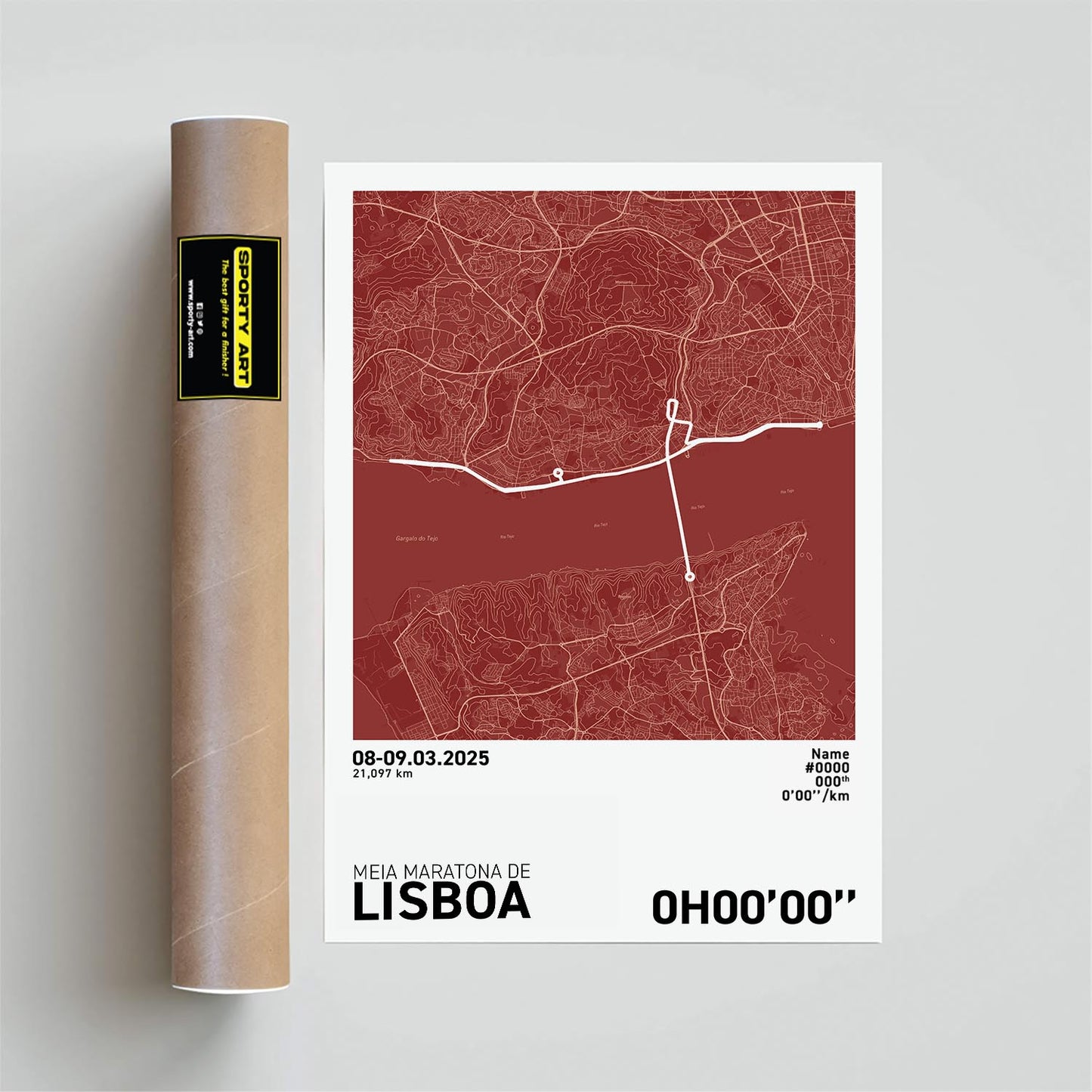 Lissabon-Halbmarathon-Druck