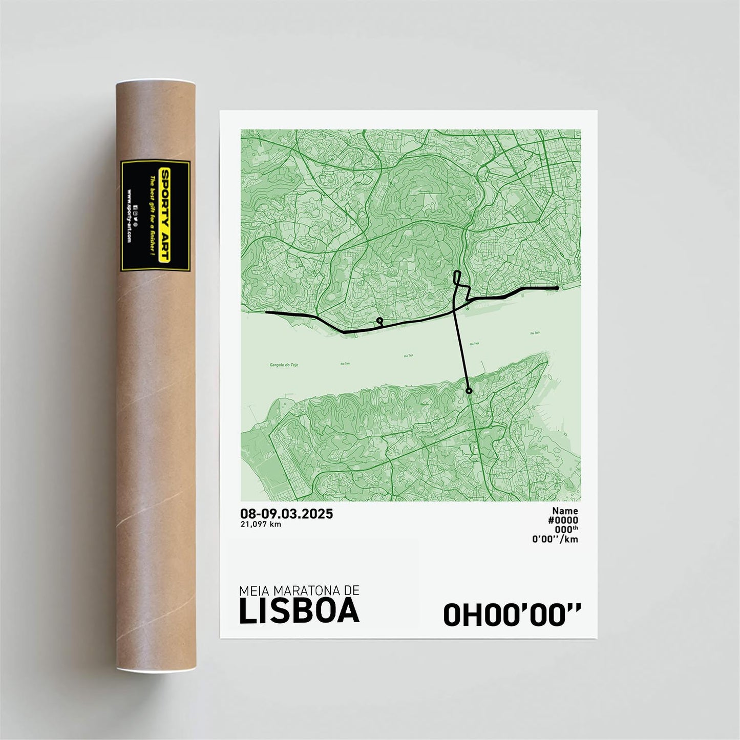 Lissabon-Halbmarathon-Druck