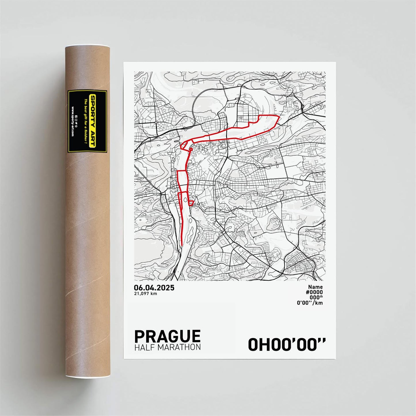 Prag-Halbmarathon-Druck