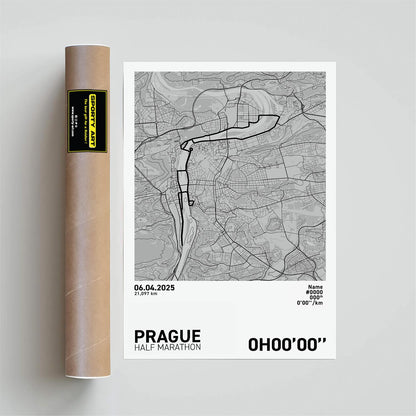 Prag-Halbmarathon-Druck