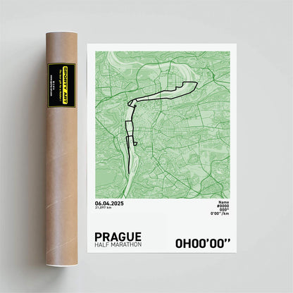 Prag-Halbmarathon-Druck