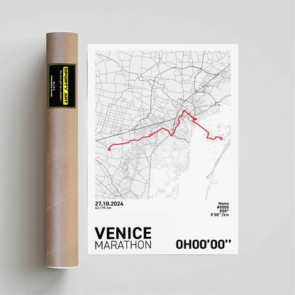 Venedig-Marathon-Druck