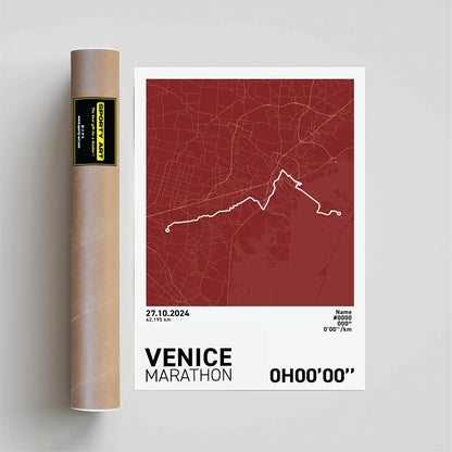 Venedig-Marathon-Druck