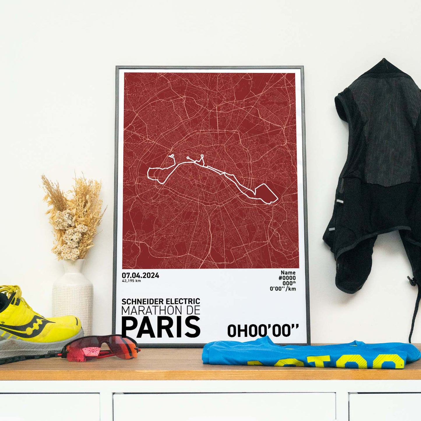 Maratón de París Póster