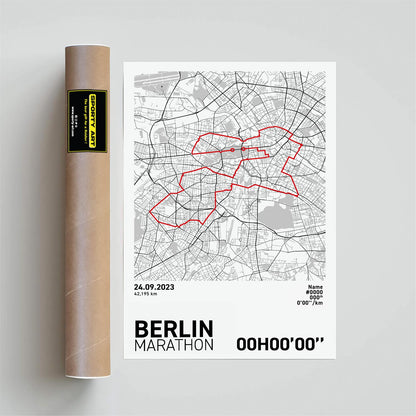 Berlin Marathon Art Print