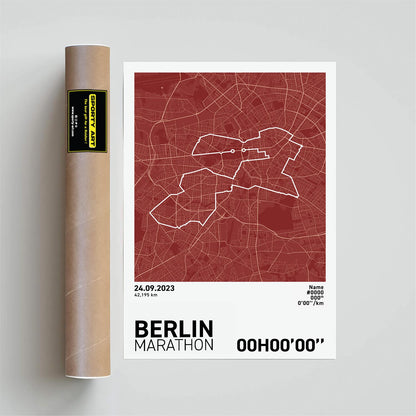 Berlin Marathon Art Print