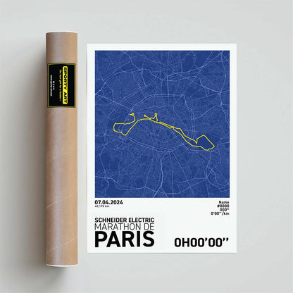 Maratón de París Póster