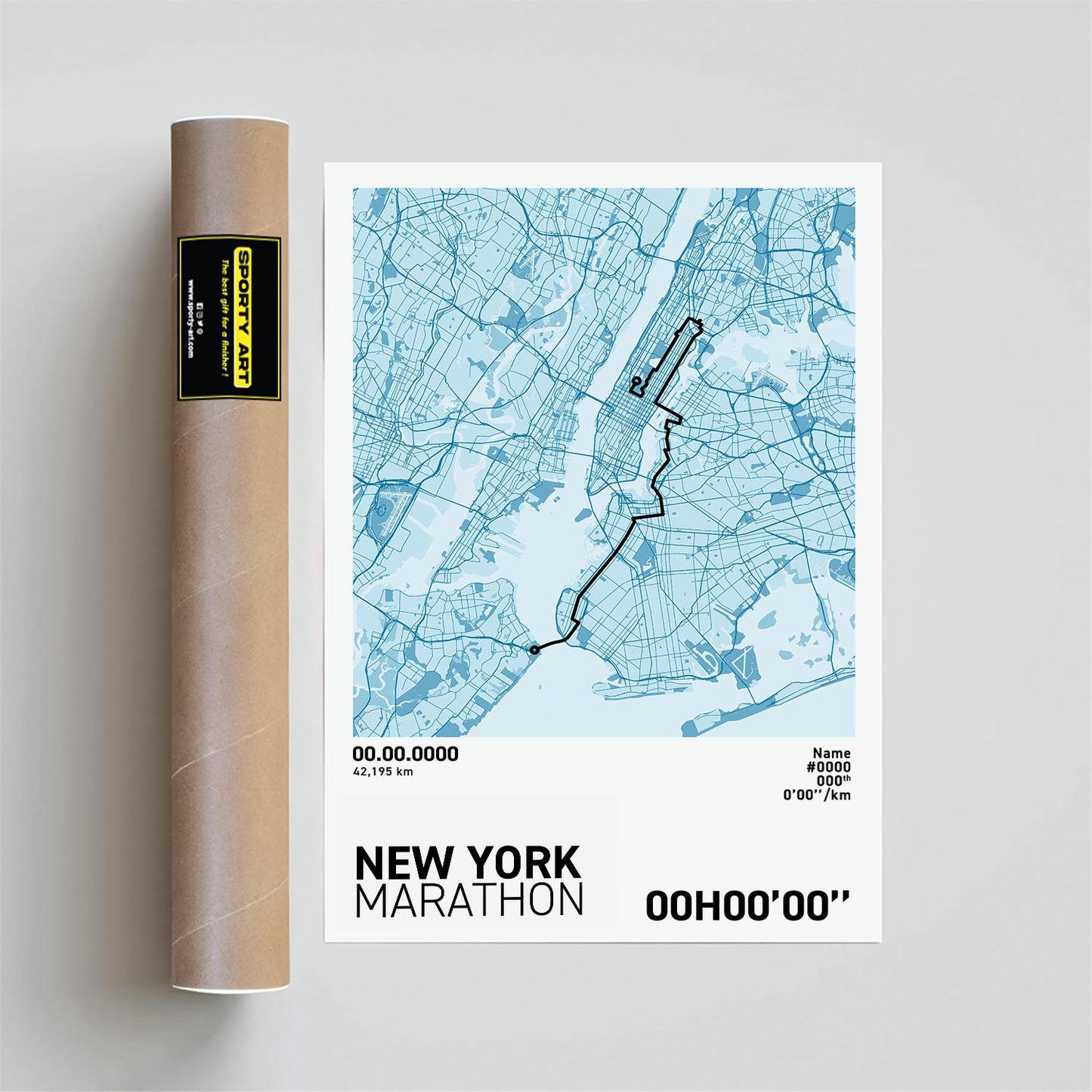 New York Marathon Art Print